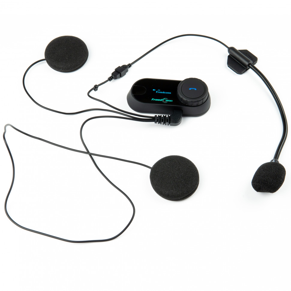 Мотогарнітура FreedConn T-COM-SC c FM радіо і LCD екраном Dual Pack