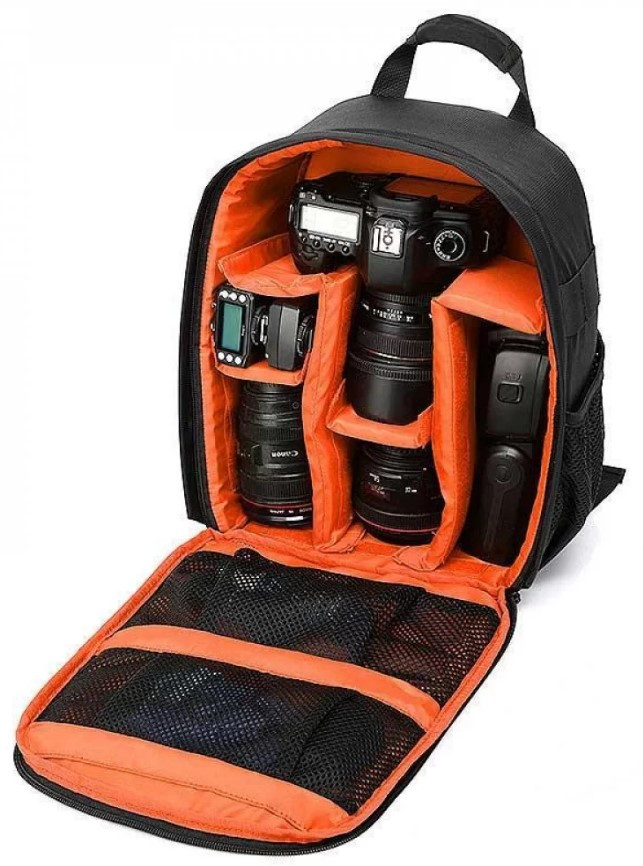 Рюкзак для фотоаппарата Indepman DCA-0066E Black/Orange
