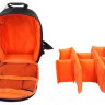 Рюкзак для фотоаппарата Indepman DCA-0066E Black/Orange (58487)