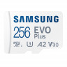 Карта памяти Samsung 256GB microSDXC Class 10 UHS-I U3 V30 A2 EVO Plus + SD Adapter (MB-MC256KA/RU)