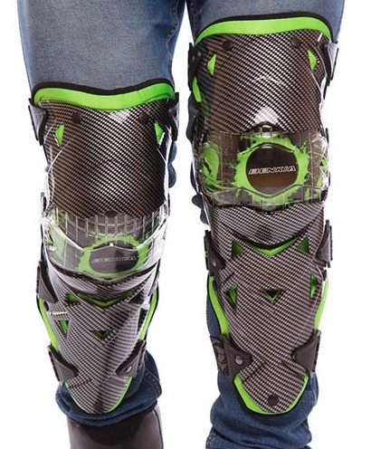 Наколенники Motorace NMX-003 Black/Green