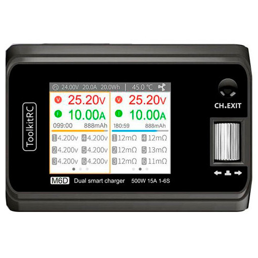 Зарядное устройство ToolkitRC M6D (2* DC 250 Вт)