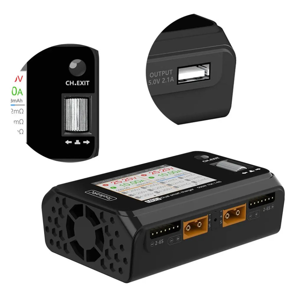 Зарядное устройство ToolkitRC M6D (2* DC 250 Вт)