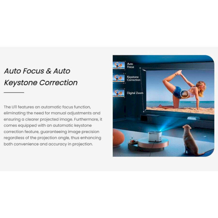 Проектор портативний YABER U11 4K (Yaber-U11)