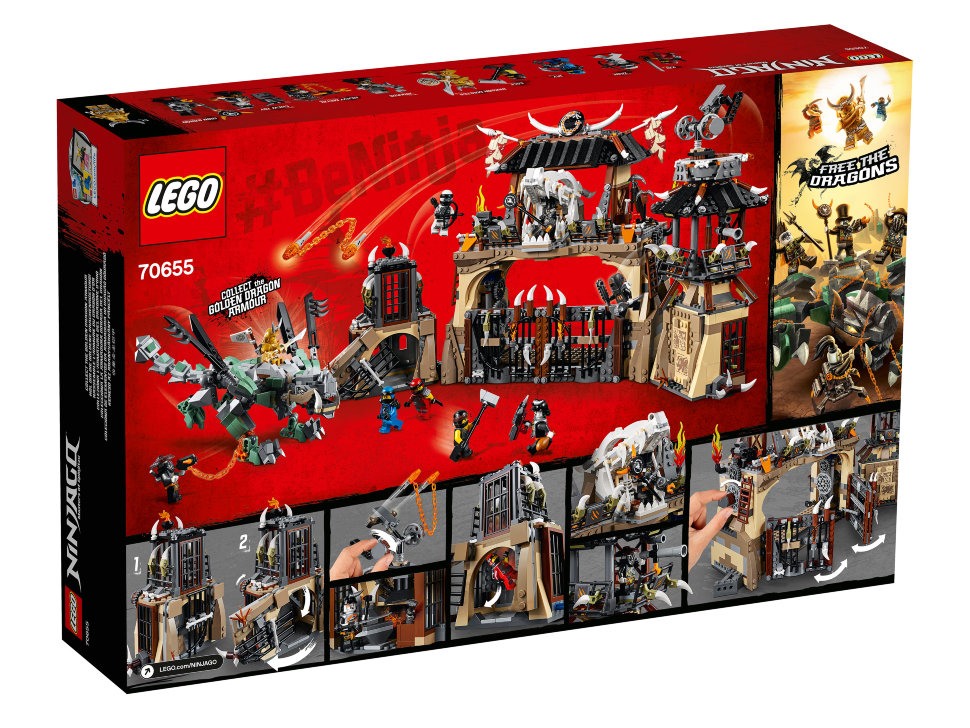 Конструктор Lego Ninjago: пещера драконов (70655)