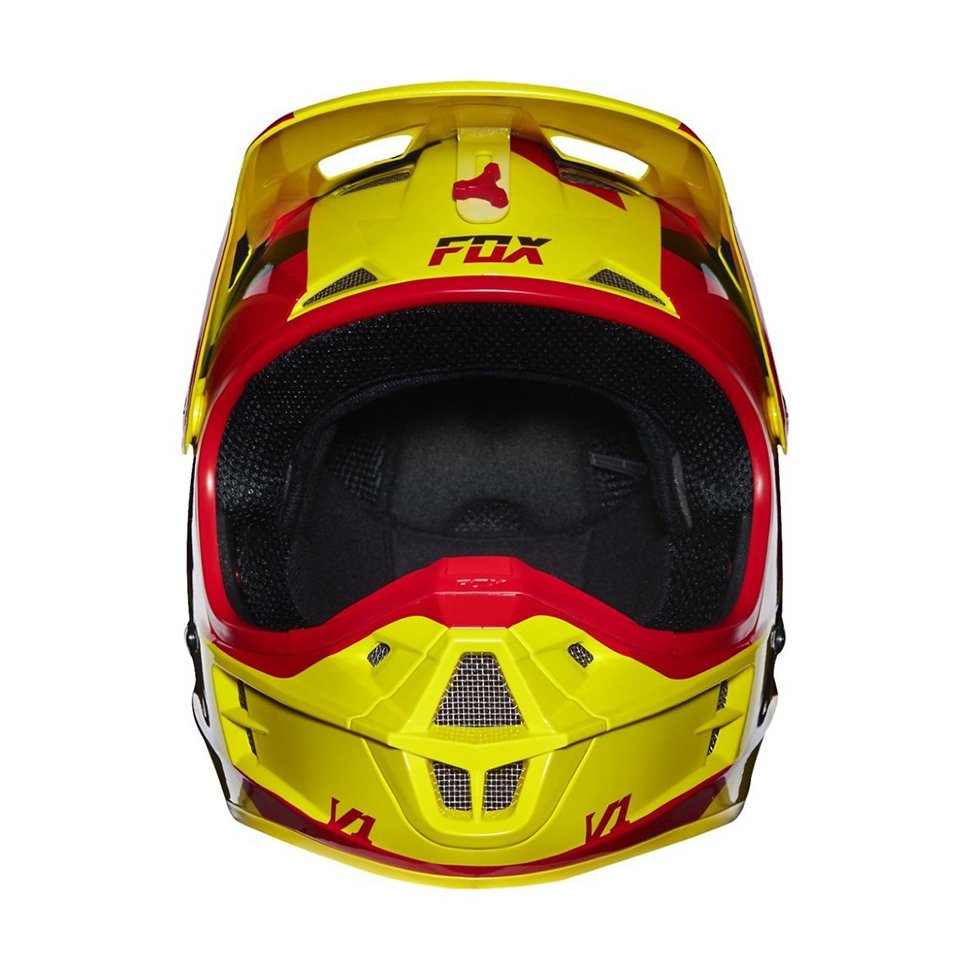 Мотошлем Fox V1 Mako Helmet Ece Yellow