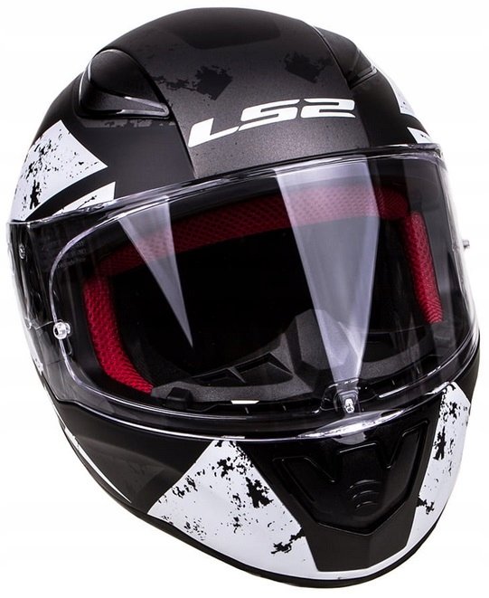 Мотошлем LS2 FF353 Rapid Deadbolt Matt Black/White