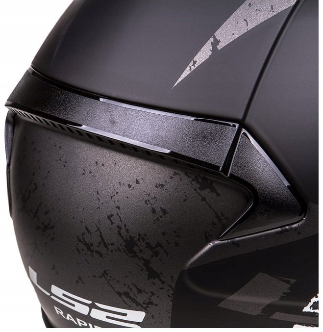 Мотошлем LS2 FF353 Rapid Deadbolt Matt Black/White