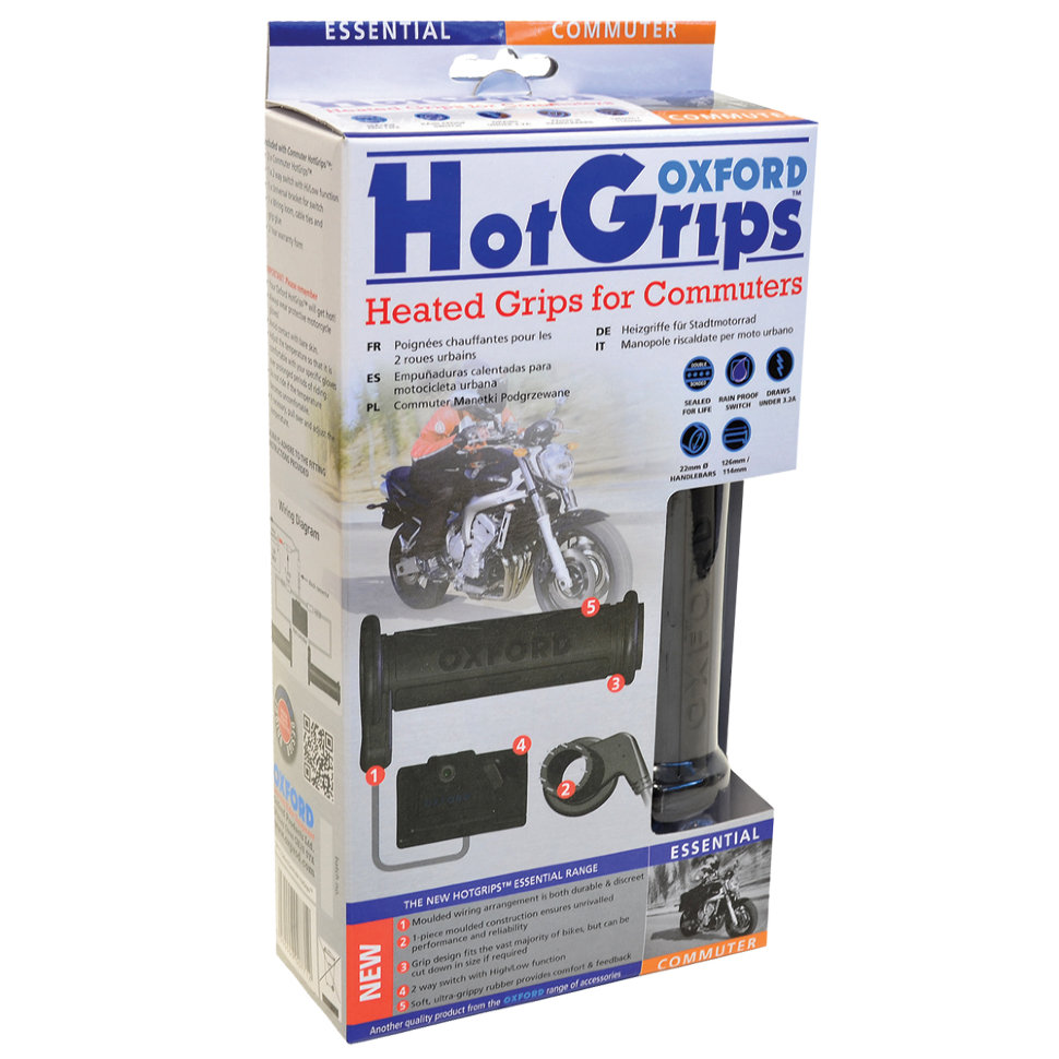 Ручки с подогревом Oxford Hotgrips Commuter&Handlebar Switch (OF771)