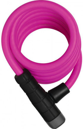 Трос противоугонный спиральный ABUS 5510K/180 Primo SCMU Pink (158568)