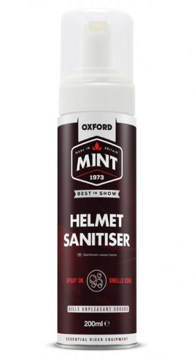 Дезинфицирующая пенка для шлема Oxford Mint Helmet Sanitiser Foam 200 ml (OC300)