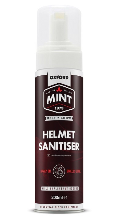Дезінфікуюча пінка для шолома Oxford Mint Helmet Sanitiser Foam 200 ml (OC300)