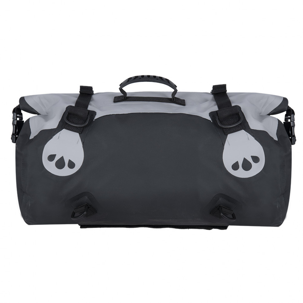 Мотосумка рулонная на хвост Oxford Aqua T-70 Roll Bag Grey/Black (OL482)