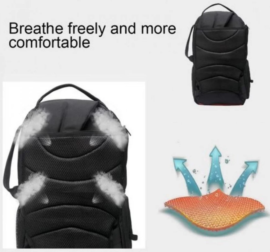 Рюкзак для фотоаппарата Indepman DCA-0781G Black/Green (58486)