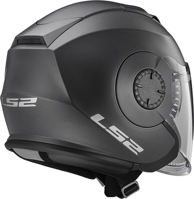Мотошлем LS2 OF570 Verso Single Mono Matt Titanium