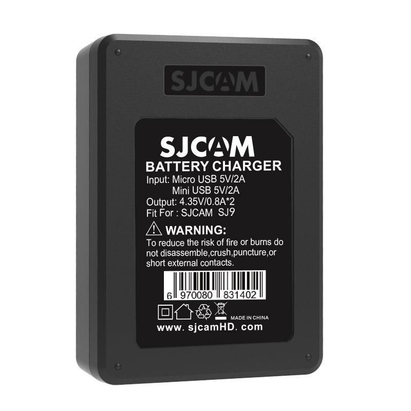 Набор SJCAM Batteries with Dual-slot Charger for SJ8