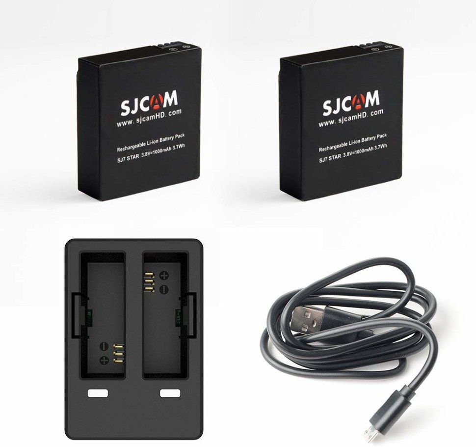 Набор SJCAM Batteries with Dual-slot Charger for SJ8