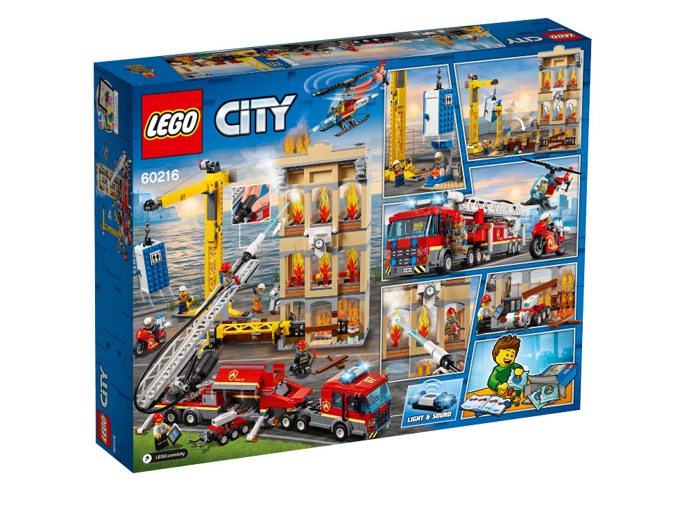 Конструктор Lego City: центральная пожарная станция (60216)