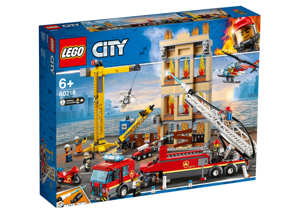 Конструктор Lego City: центральная пожарная станция (60216)