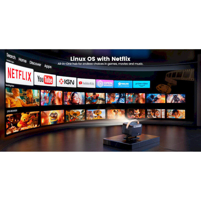 Проектор портативний YABER U12 FullHD (Yaber-U12)