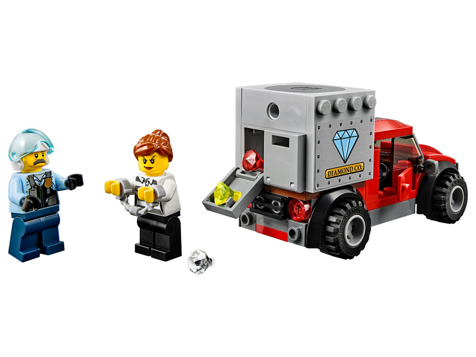 Конструктор Lego City: погоня на полицейском вертолёте (60243)