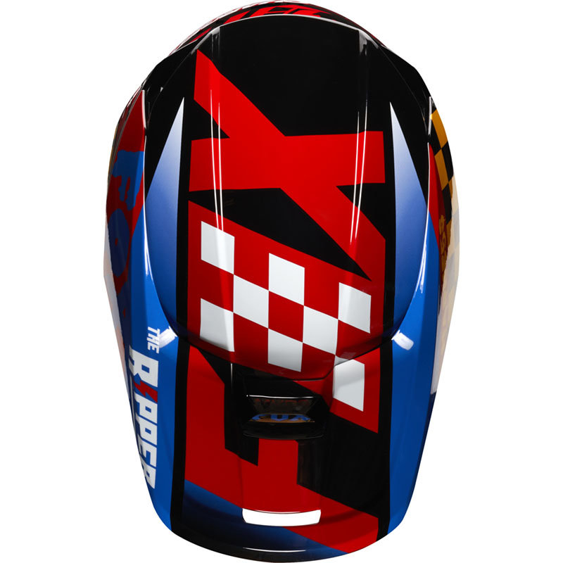 Мотошлем детский FOX V1 Czar Black/Yellow