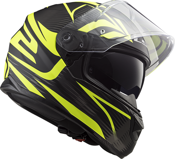 Мотошлем LS2 FF320 Stream Evo Jink Matt Black/Yellow
