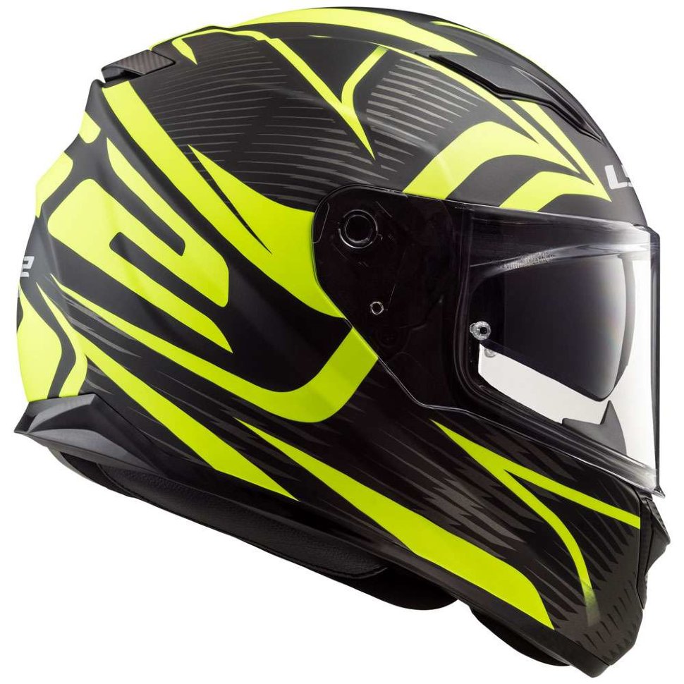 Мотошлем LS2 FF320 Stream Evo Jink Matt Black/Yellow