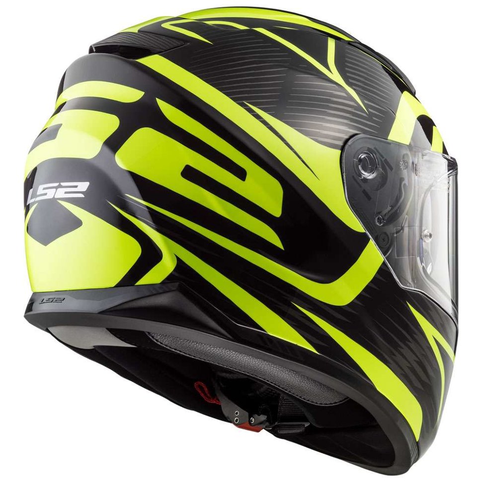 Мотошлем LS2 FF320 Stream Evo Jink Matt Black/Yellow