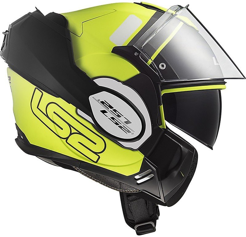 Мотошлем LS2 FF399 Valiant Prox Matt H-V Yellow/Black