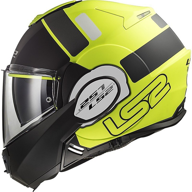 Мотошлем LS2 FF399 Valiant Prox Matt H-V Yellow/Black