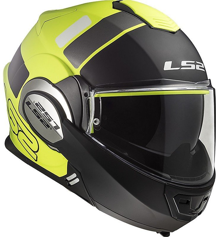 Мотошлем LS2 FF399 Valiant Prox Matt H-V Yellow/Black