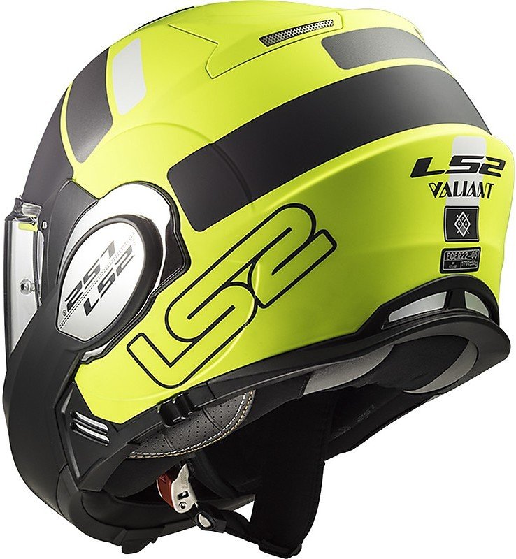 Мотошлем LS2 FF399 Valiant Prox Matt H-V Yellow/Black