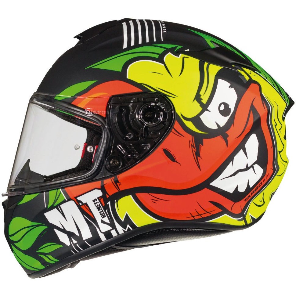 Мотошлем MT Helmets Targo Truck Matt Fluor Yellow