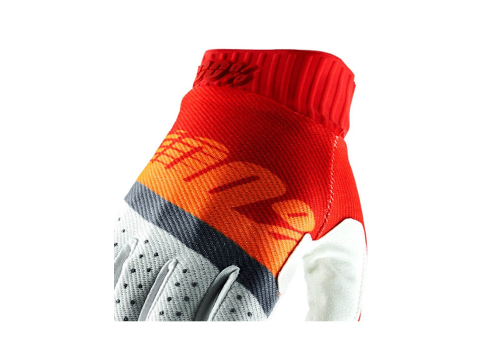 Мотоперчатки Ride 100% Ridefit Glove Red/Orange/Blue