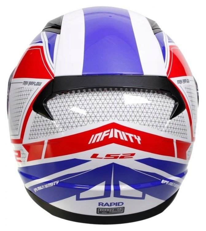 Мотошлем LS2 FF353 Rapid Infinity White/Red/Blue