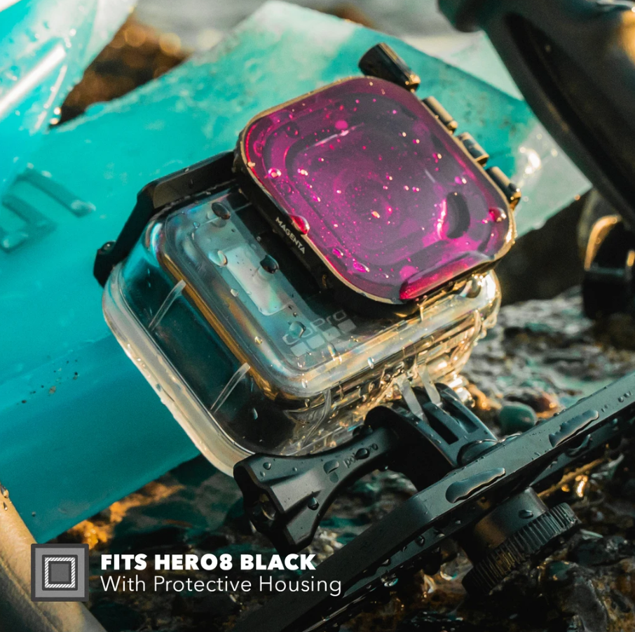 Набор из 3 подводных фильтров PolarPro для корпуса Protective Housing GoPro HERO8 Black (H8-1016-PROT)