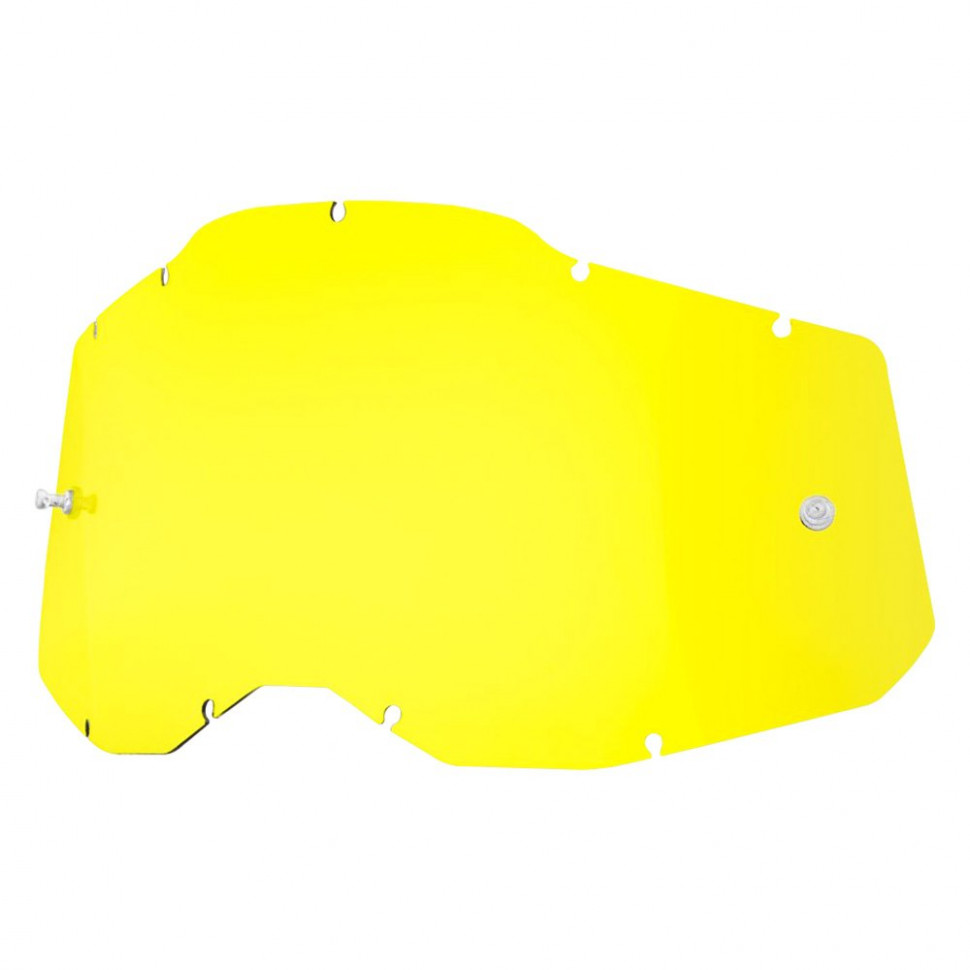 Сменная линза к очкам Ride 100% RC2/AC2/ST2 Replacement Colored Lens Anti-Fog Yellow (51008-108-01)