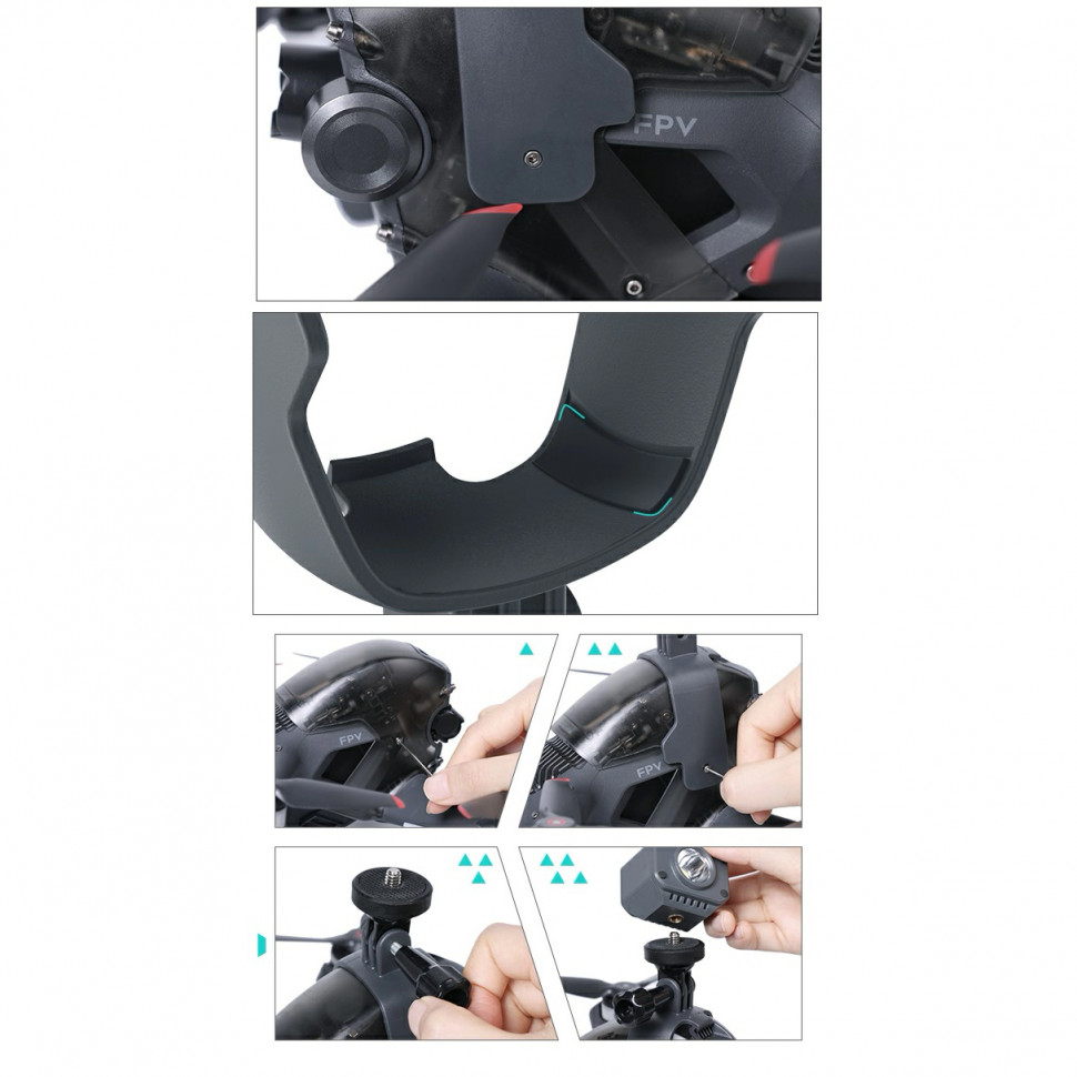 Крепление экшн-камеры на квадрокоптер Sunnylife для DJI FPV (FV-Q9332)