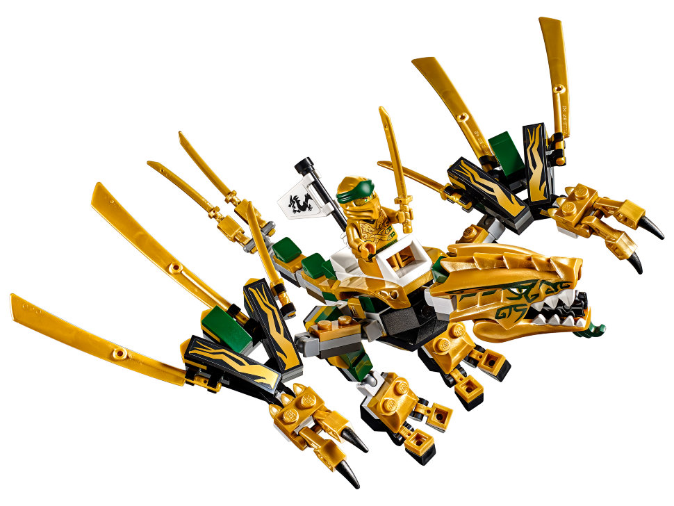Конструктор Lego Ninjago: золотой дракон (70666)