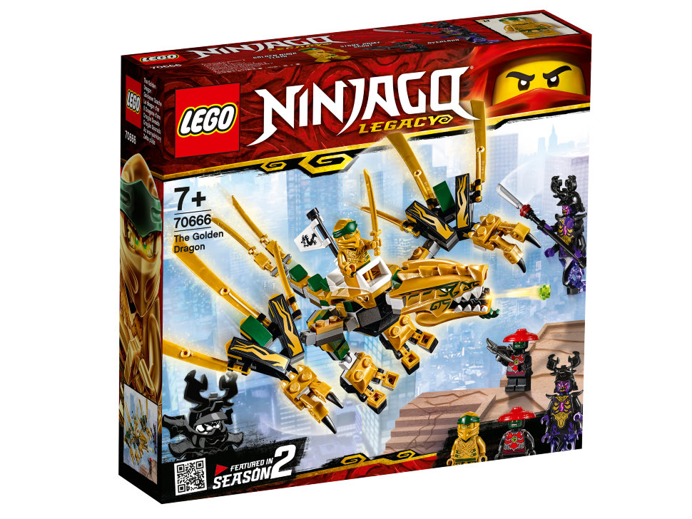 Конструктор Lego Ninjago: золотой дракон (70666)