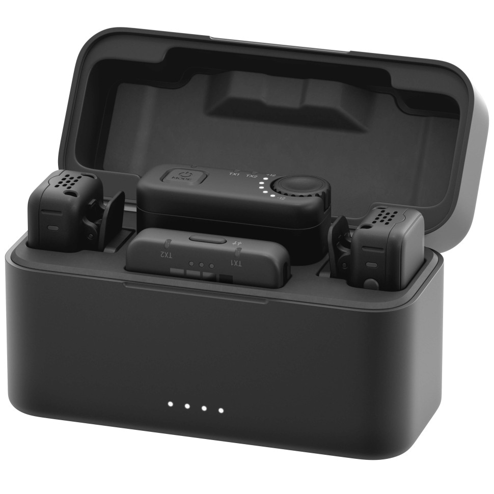Радіосистема GoPro Wireless Mic, два мікрофони, зарядний чохол (AWMIC-010-EU)