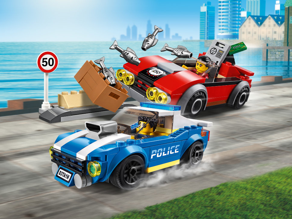 Конструктор Lego City: арест на шоссе (60242)