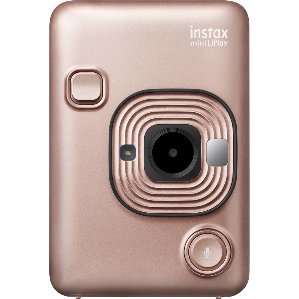 Фотокамера миттєвого друку Fujifilm Instax Mini LiPlay Blush Gold (16631849)