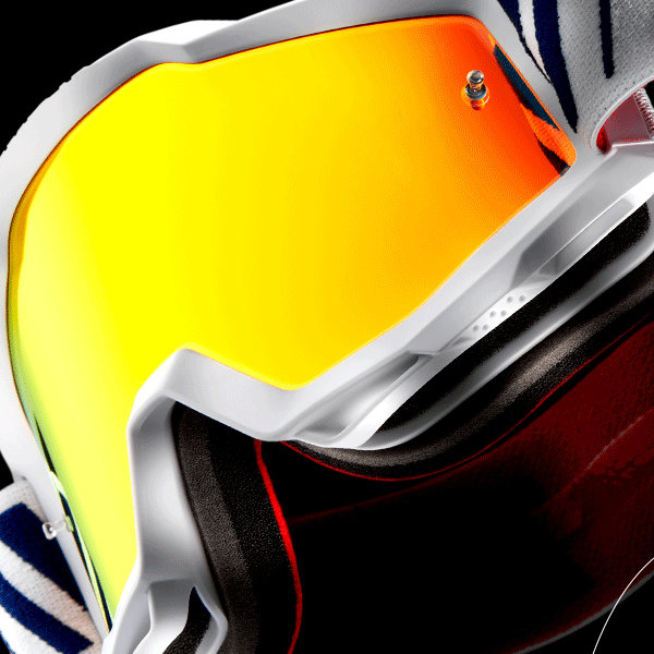 Мото очки 100% Accuri AF066 Mirror Lens Red (50210-342-02)