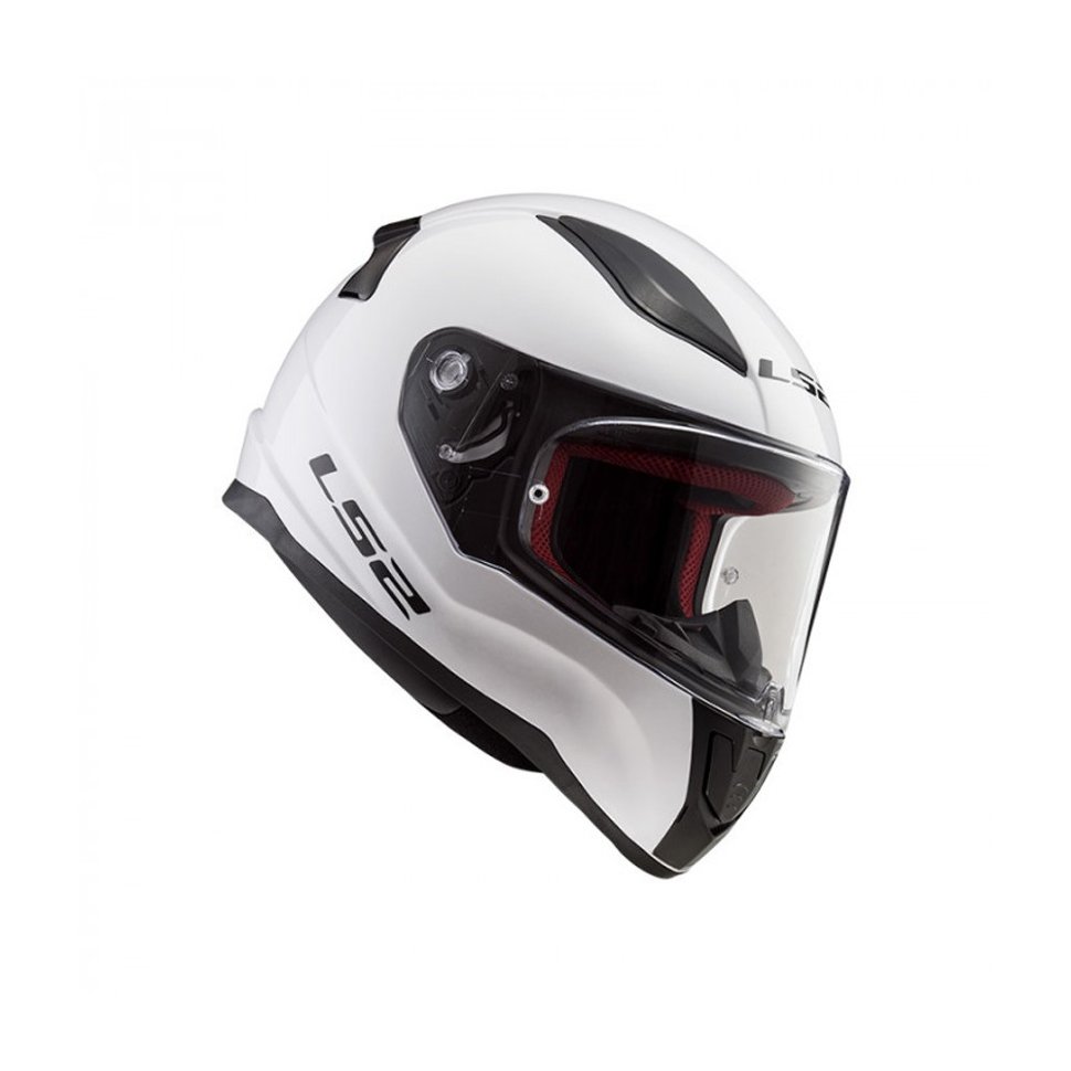 Детский мотошлем LS2 FF353 Rapid Mini Single Mono Gloss White