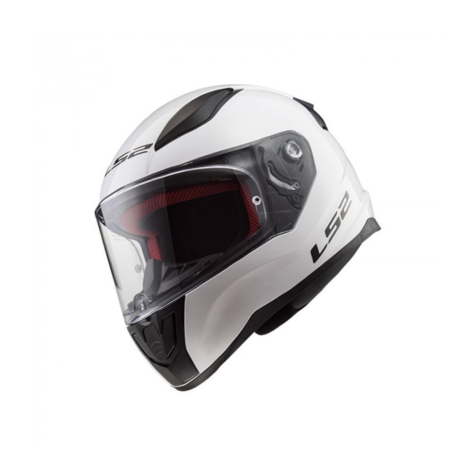 Детский мотошлем LS2 FF353 Rapid Mini Single Mono Gloss White