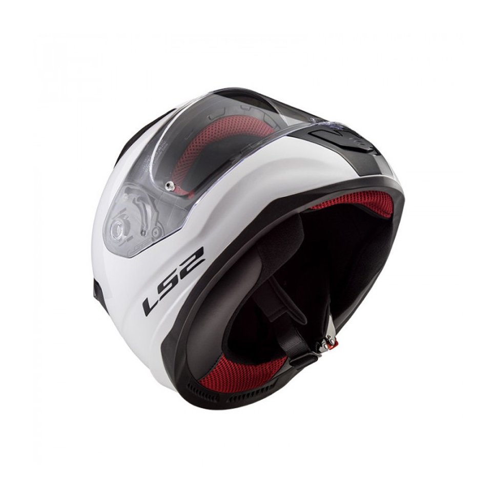 Детский мотошлем LS2 FF353 Rapid Mini Single Mono Gloss White
