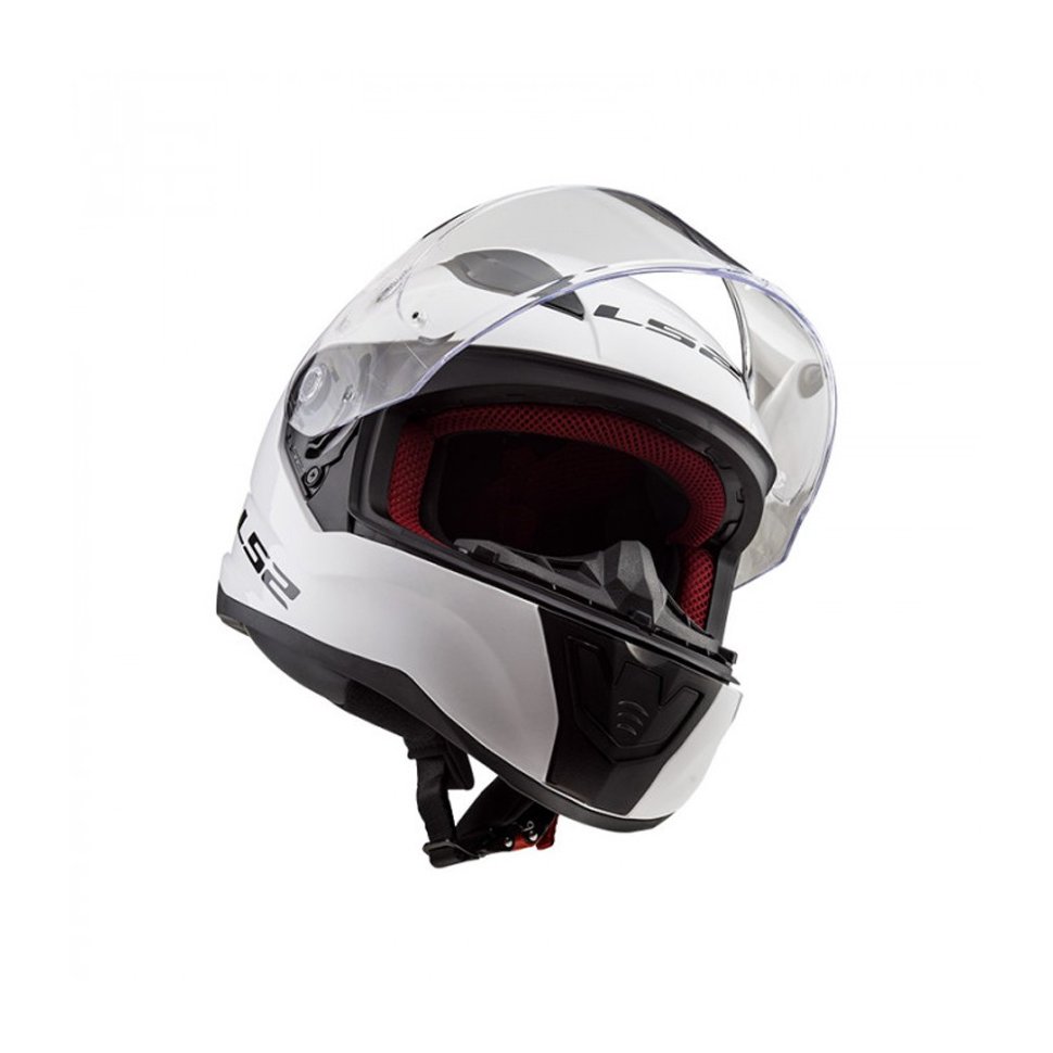 Детский мотошлем LS2 FF353 Rapid Mini Single Mono Gloss White