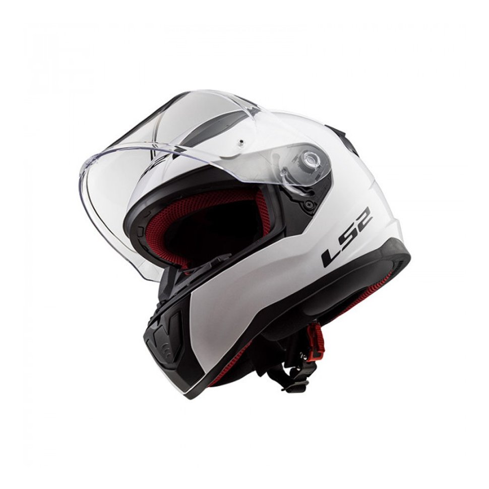 Детский мотошлем LS2 FF353 Rapid Mini Single Mono Gloss White